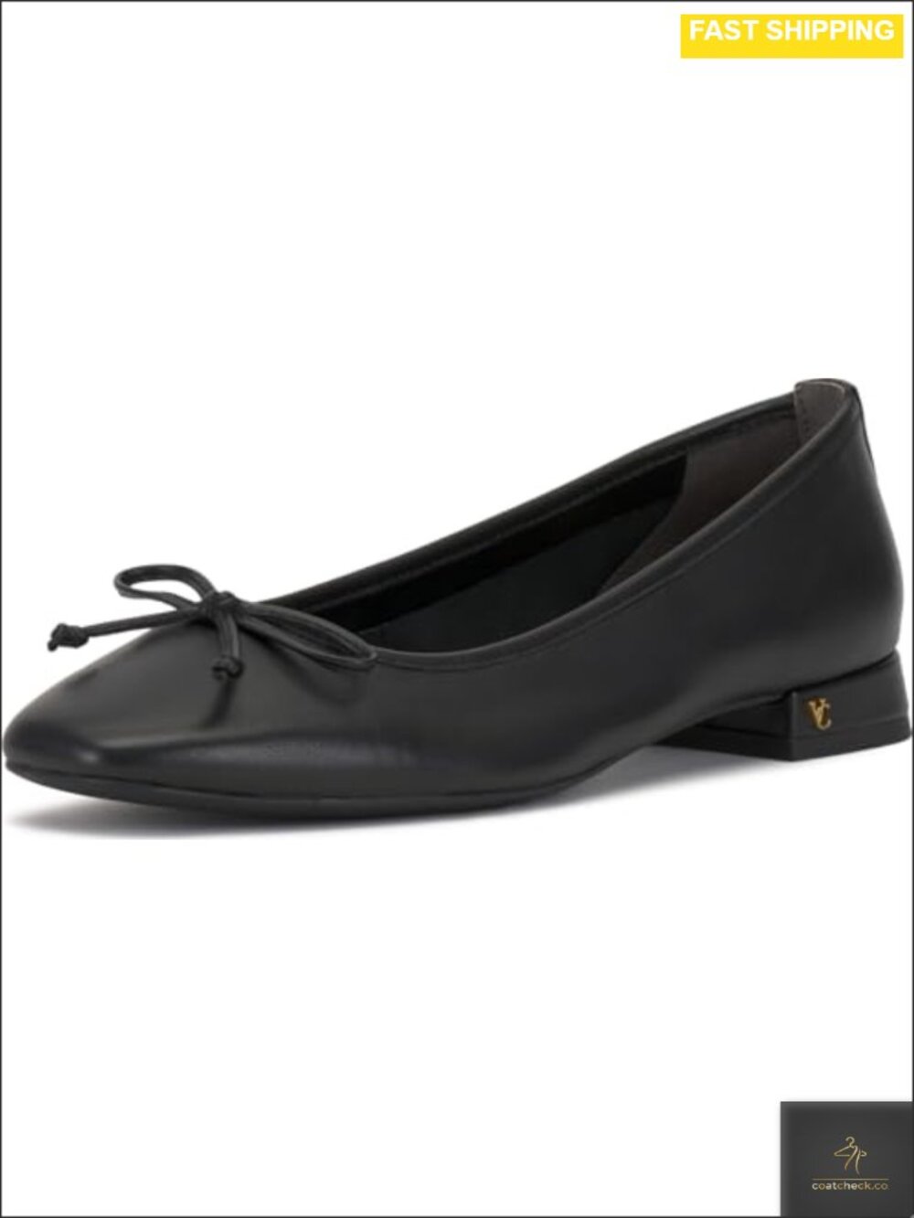 Vince Camuto Jenlea Leather Heeled Ballet Flats Slip On